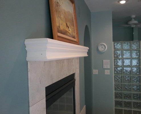 Whitty Bathroom Fireplace Mantel