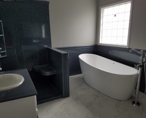 Hicks Bathroom Remodel soaker tub