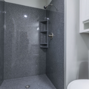 Onyx shower space at Aker remodel