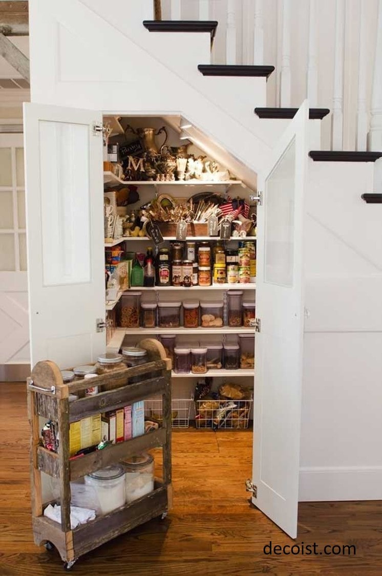 under the stair pantry