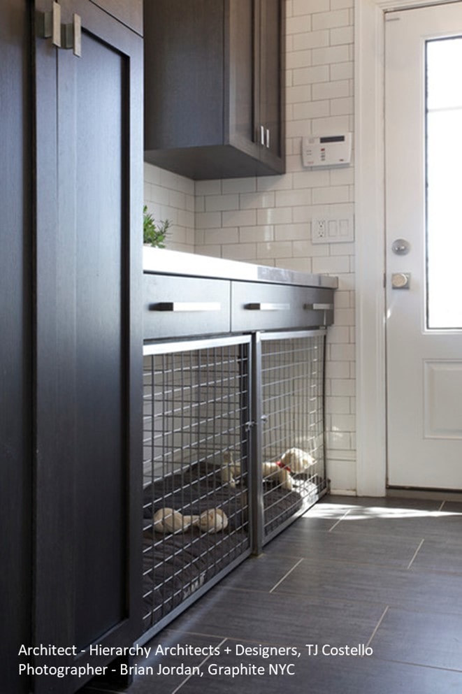 Mudroom with night caging