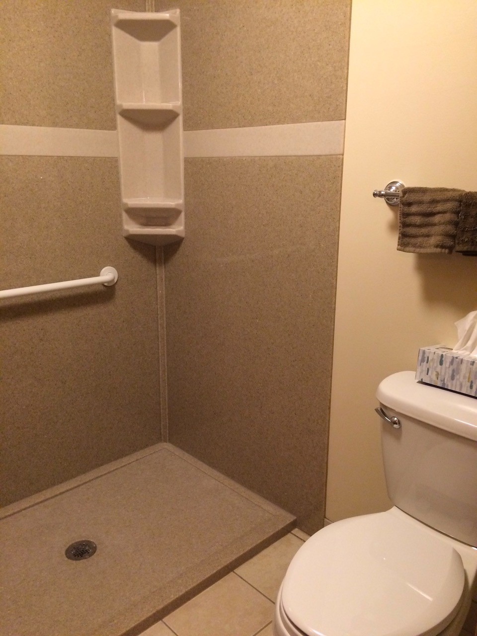 bath remodel without door shuemaker