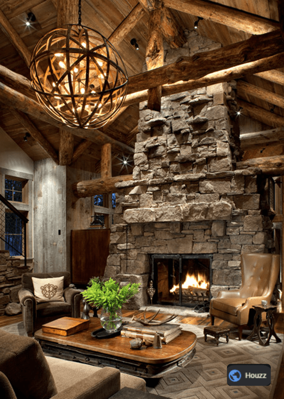 Fireplace focal point