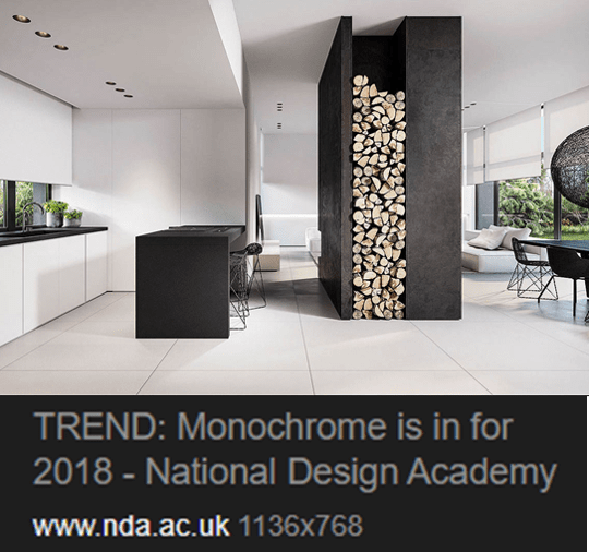 monochrome use in design