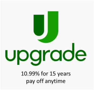 Upgrade Financing button for 10.99 15 years